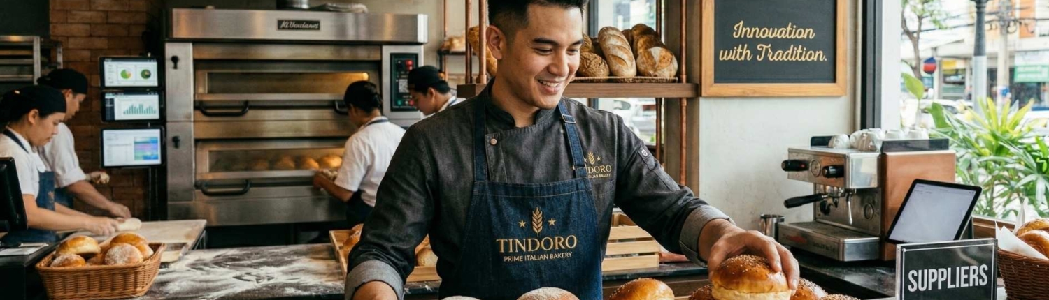 tindoro burge bun b2b pizza base thailand tindoro prime