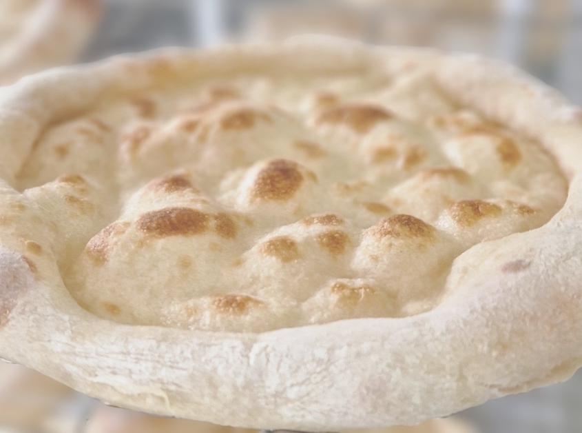Soft and airy Neapolitan pizza base